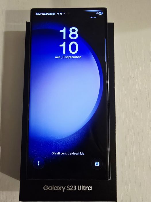 Telefon mobil Samsung Galaxy S23 Ultra, Dual SIM, 8GB RAM, 256GB, 5G,