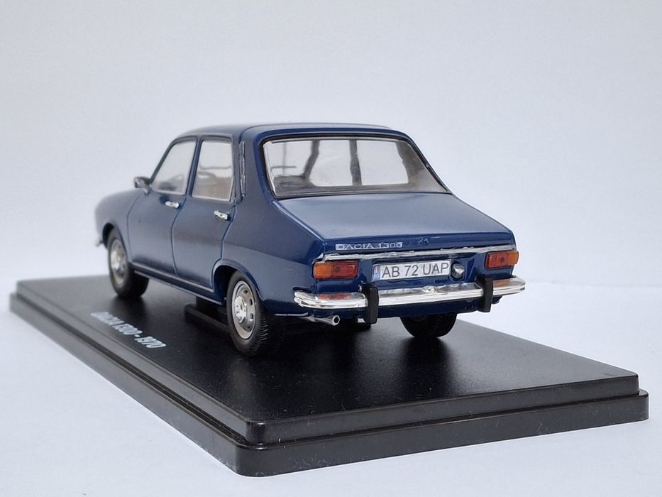 Macheta dacia 1300 bleu 68 scara 1:24 hachette modificata