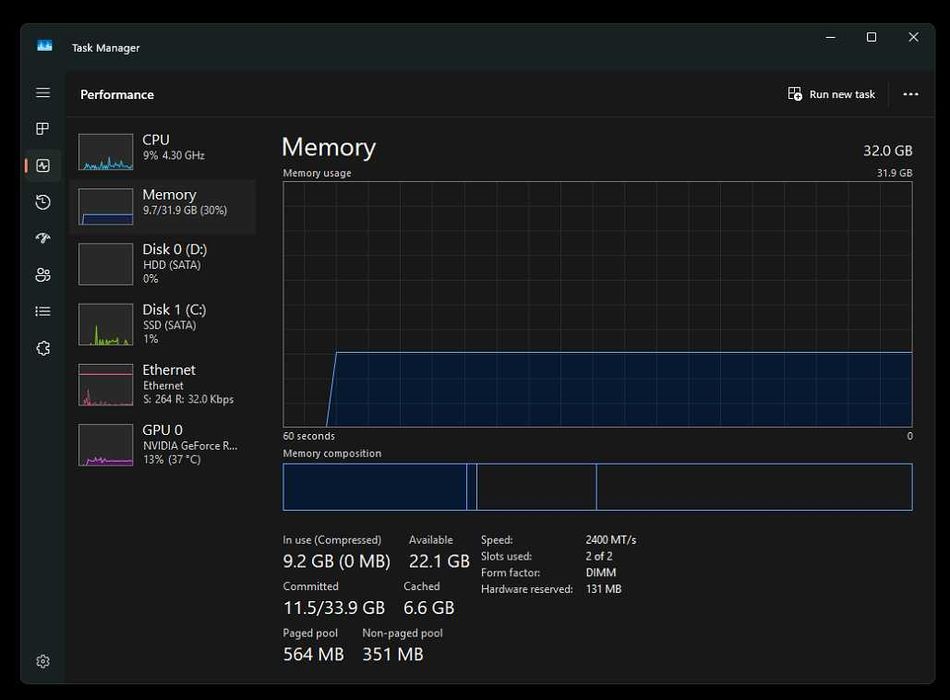 PC Gaming i5 11400f ,  RTX 3060 12GB , 32GB RAM , SSD+HDD