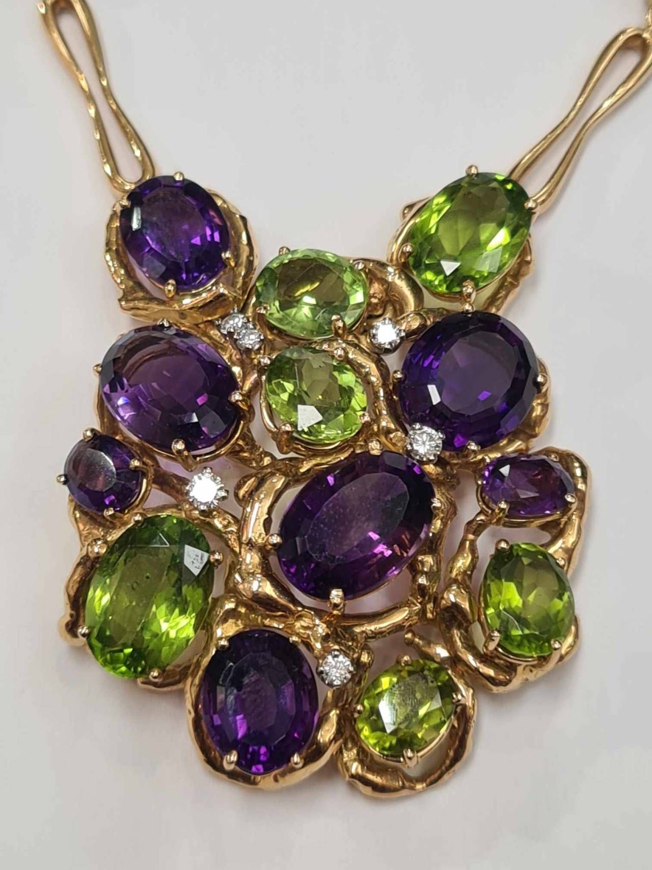 Set din aur galben 18k semnat Julia Plana Design