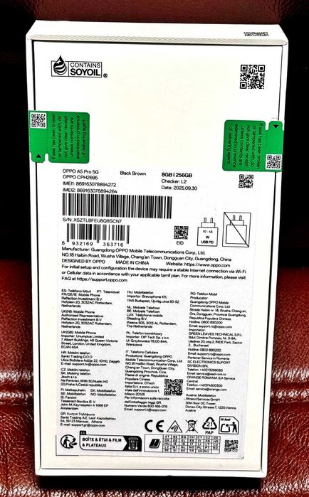 OPPO A5 Pro 5G Negru, 8GB RAM, 256GB nou, sigilat, garantie