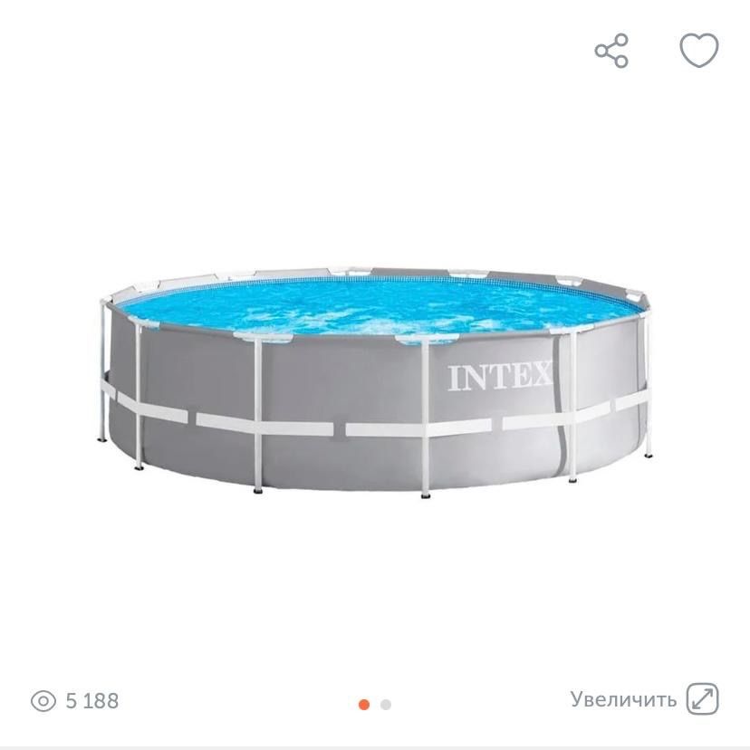 Каркасный бассейн INTEX