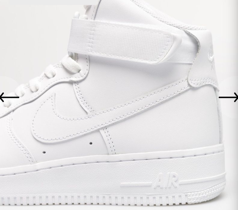 Оригинални кецове на Nike air force 1! Естествена кожа, 38