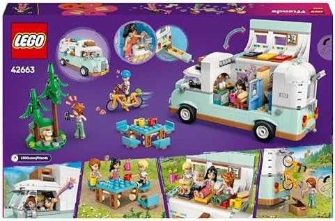 Ново Кемпер Играчка LEGO Friends 42663 с Фигури Къмпинг Аксесоари Лего