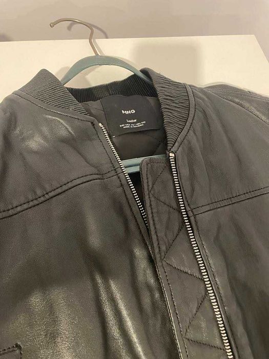 Кожено яке Mango - естетствена кожа - чисто ново