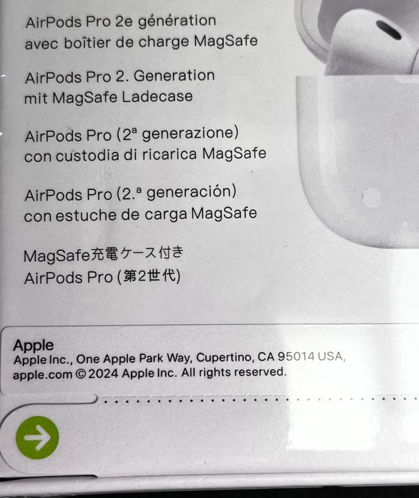  Apple AirPods Pro 2nd Gen -последен модел Запечатани MQD83ZM