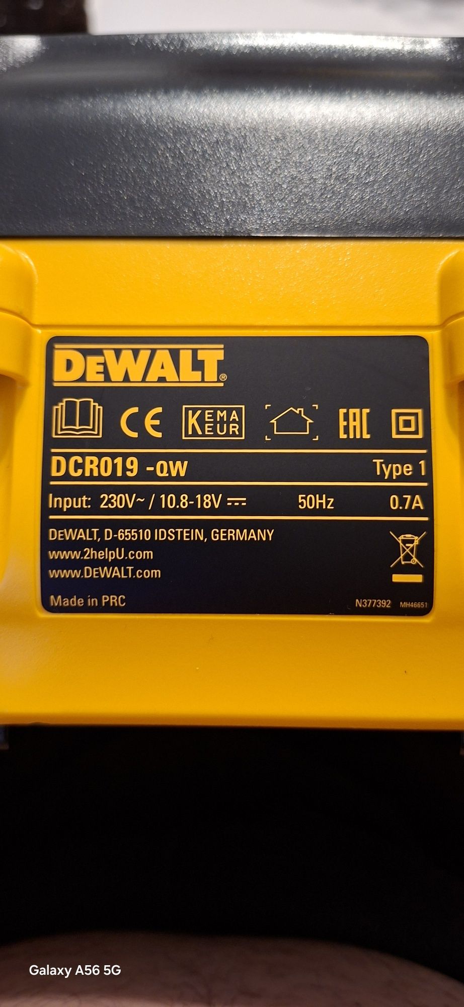 Radio DeWalt de șantier