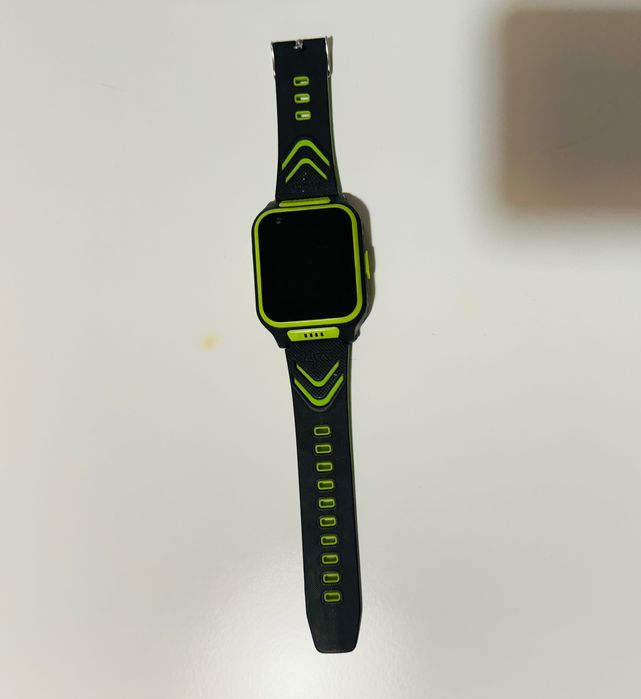 Ceas inteligent pentru copii, MyKi, 4 (4G), Verde/Negru
