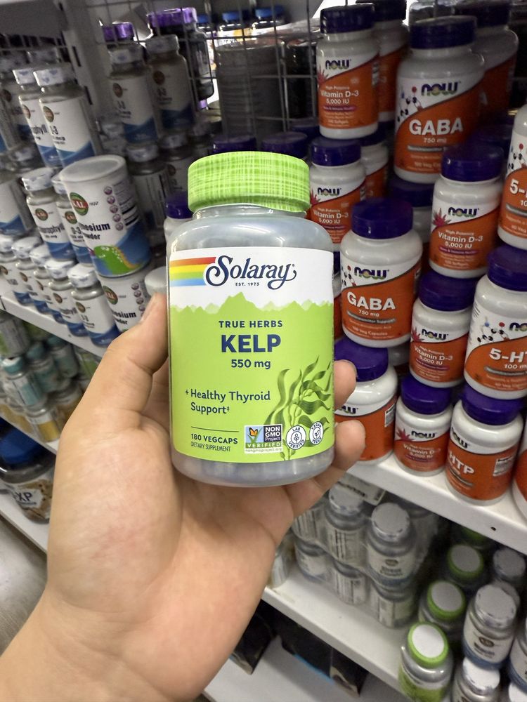 Solaray Kelp 550mg 180capsules