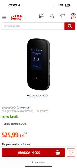 Router Wireless Zyxel LTE2566-M634-EUZNV1F, Dual Band, 4G, 300 Mbps