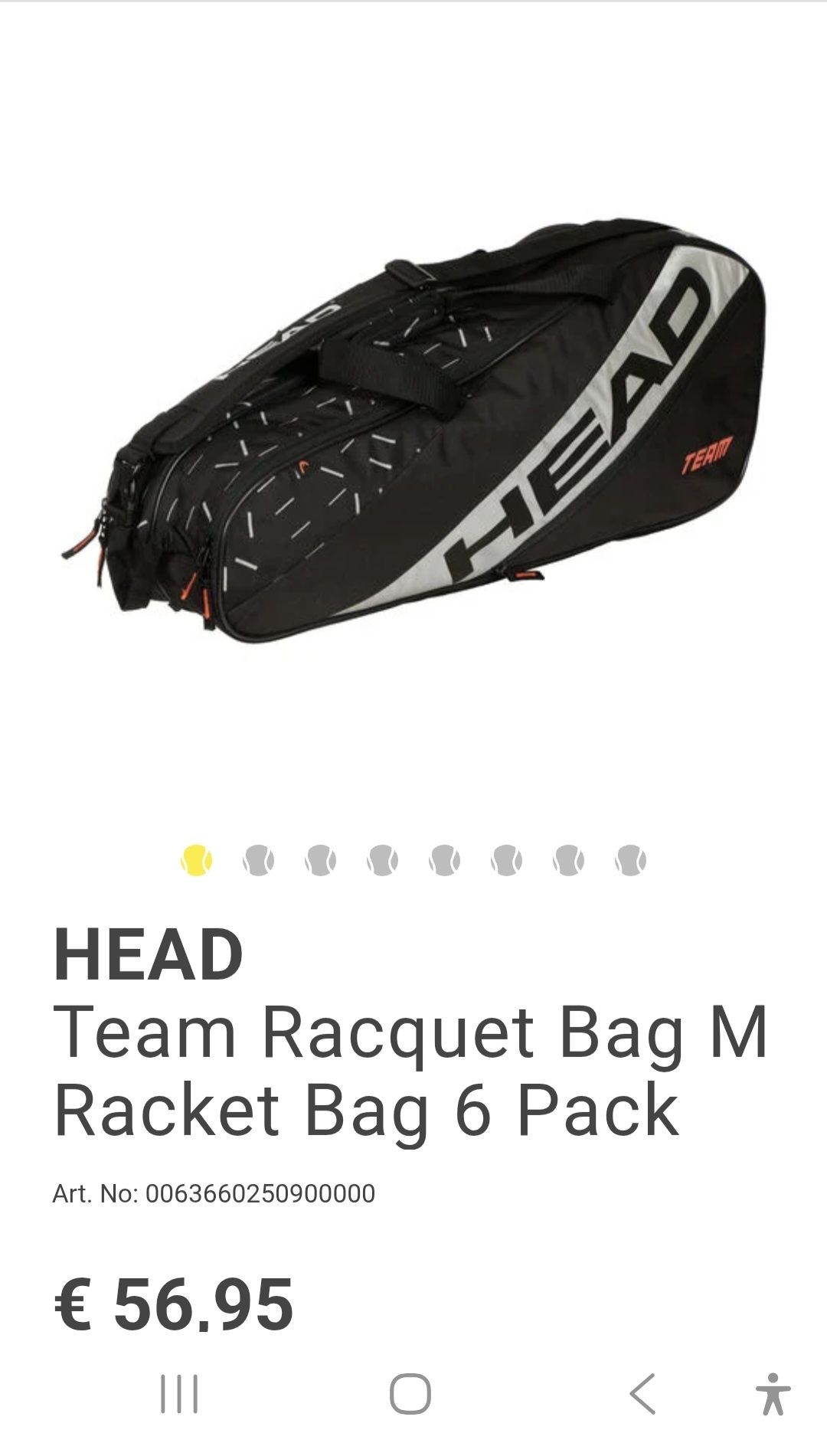 Geanta pentru rachete tenis