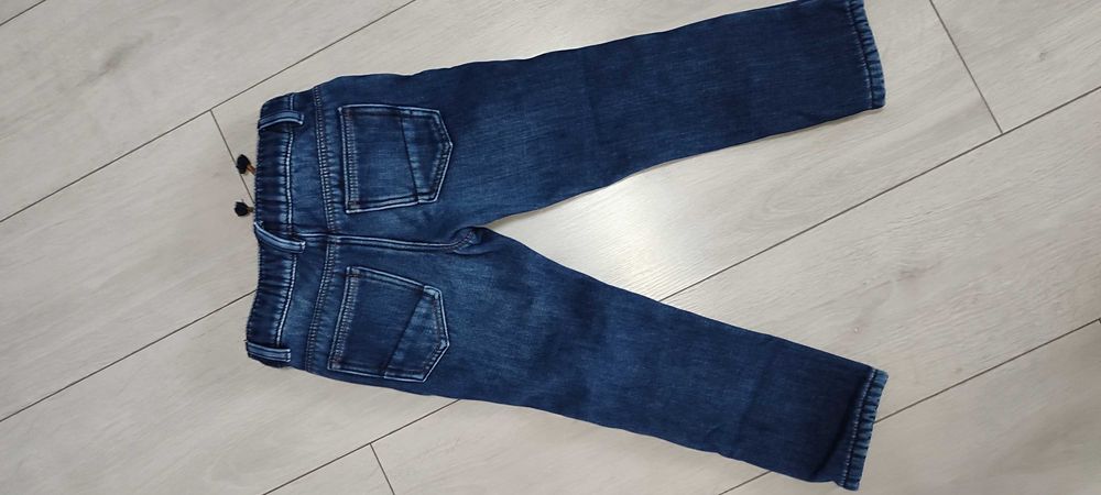 Pantaloni termo copii, cu căptuşeală din jerse marin denim