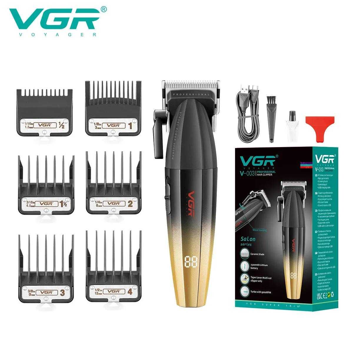 Беспроводная электрическая машинка для стрижки волос vgr v-003 te72