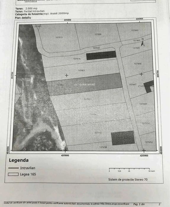 Teren intravilan 200mp + extravilan 1800mp în Șura Mare, Sibiu