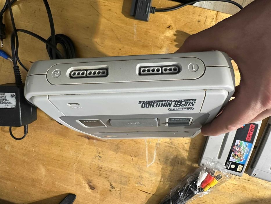 consola nintendo snes super nintendo snsp-001a