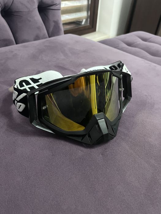 ochelari 100% yellow visor moto cross