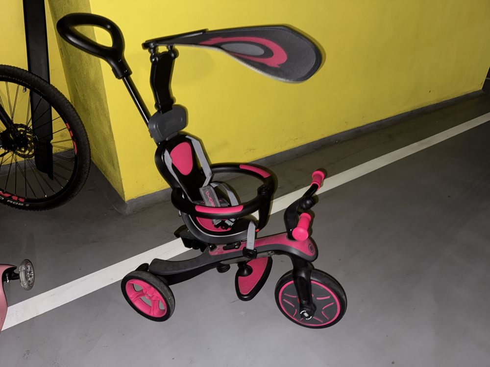 Детска триколка 4 в 1 Globber - Trike Explorer, розова