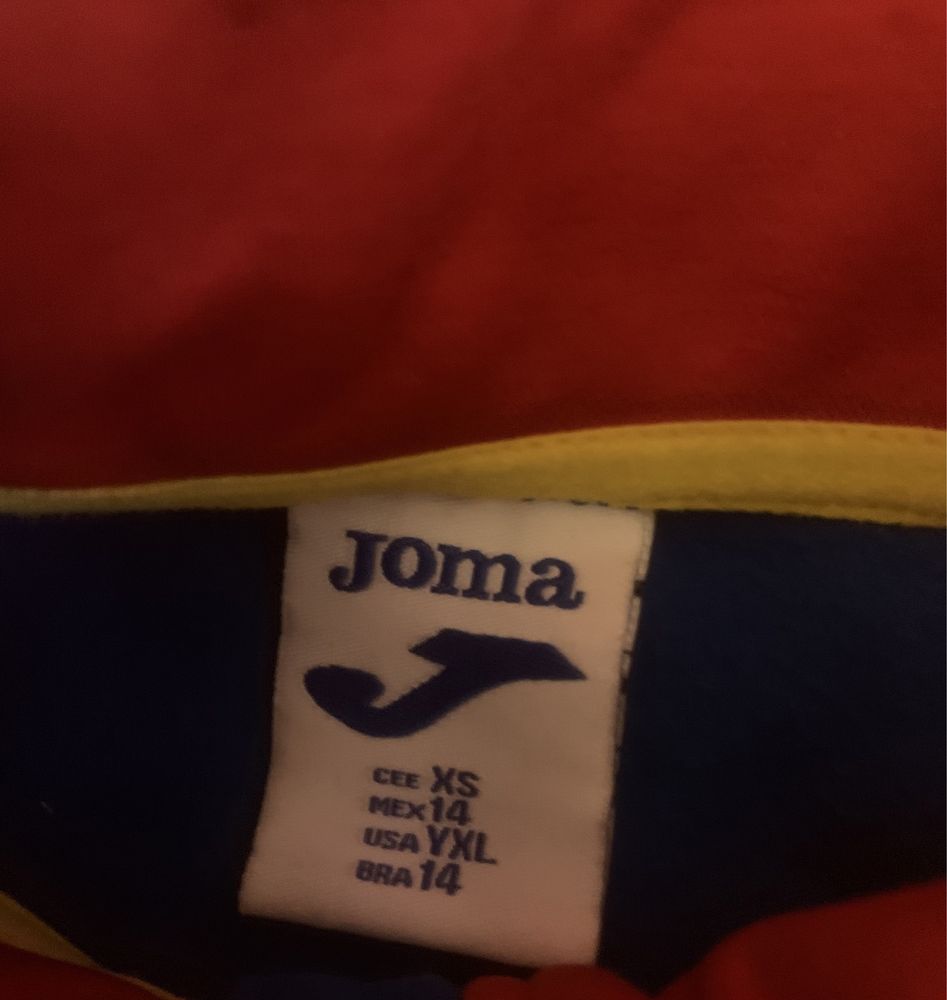 Bluza sport joma cu echipa nationala de fotbal a romaniei