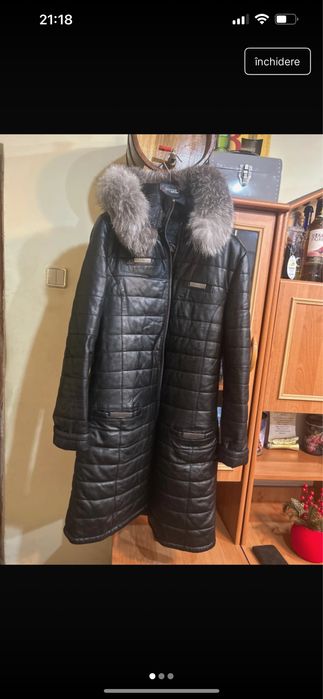 Paton de piele naturala cu blana naturala