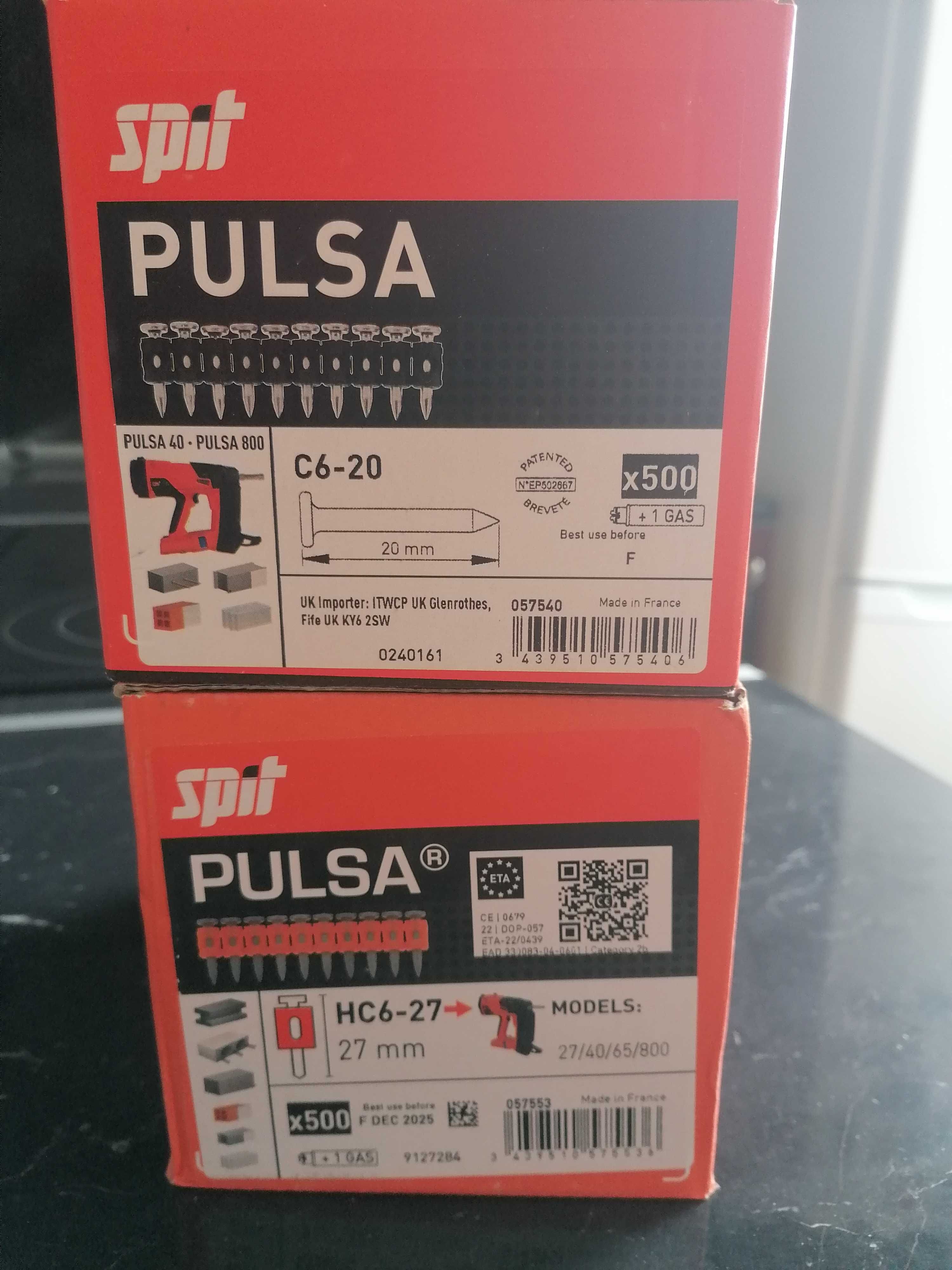 Газ и пирони за SPIT PULSA P800