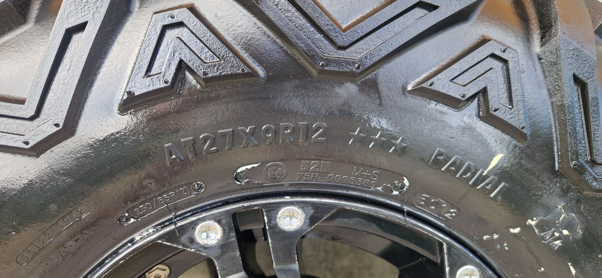 Jante aliaj cu anvelope 27x12 r12 27x9 r12