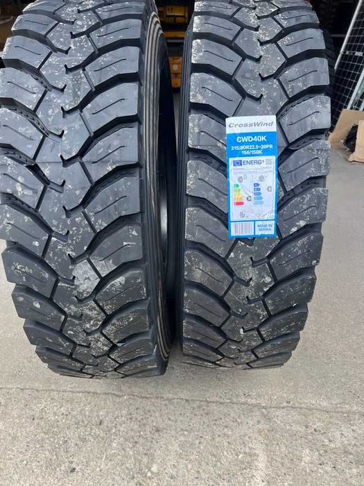 Cauciucuri radiale 315/80R22.5 noi de tractiune on/off pt camion MAN