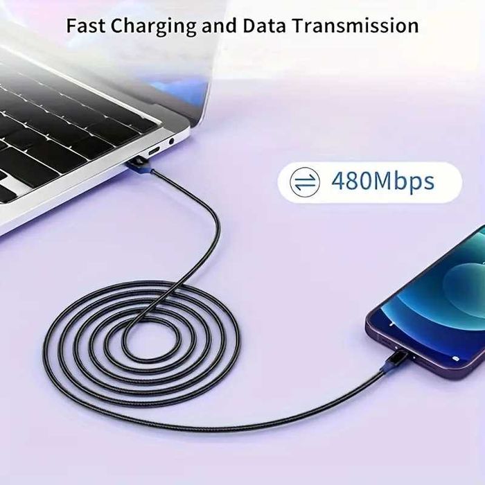 Кабел за бързо зареждане PD3.1 7A Cable USB-C 240/120W Type-C до USB-C