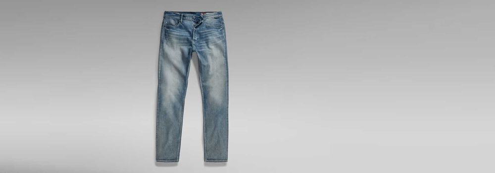 G-Star Raw, Blugi Triple A Straight Selvedge, Albastru, W32/L32