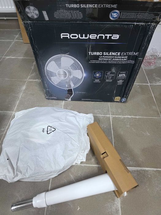 Ventilator cu piedestal Rowenta Turbo Silence Extreme, 5 viteze