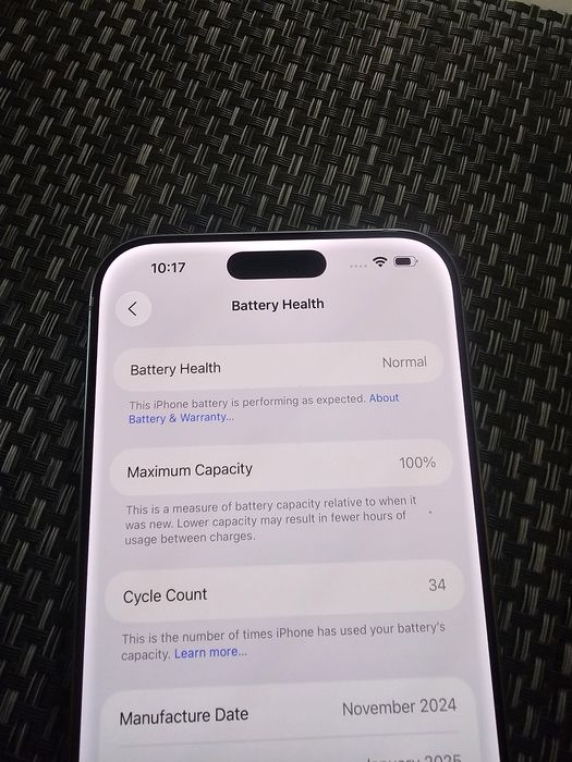 Iphone 16 pro max 256gb 100%