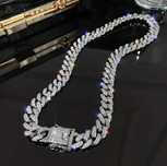 Cuban Rhinestone Chain Necklace | RSLL lant nou
