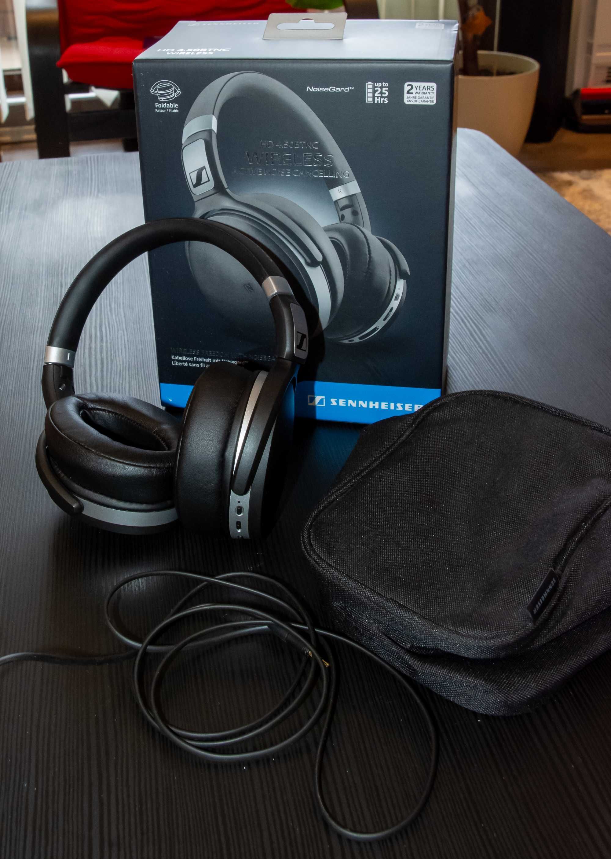 Слушалки Sennheiser HD 4.50 BTNC, Wireless, Active noise cancelling