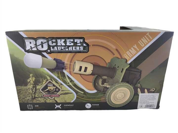 Играчка Оръдие с 3бр. ракети – Детски катапулт с меки снаряди