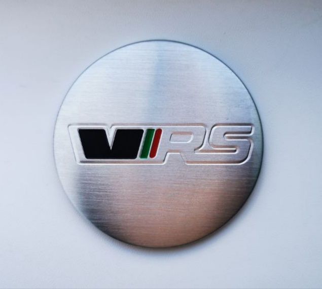 Emblema Logo Skoda VRS Capota Portbagaj 9 cm