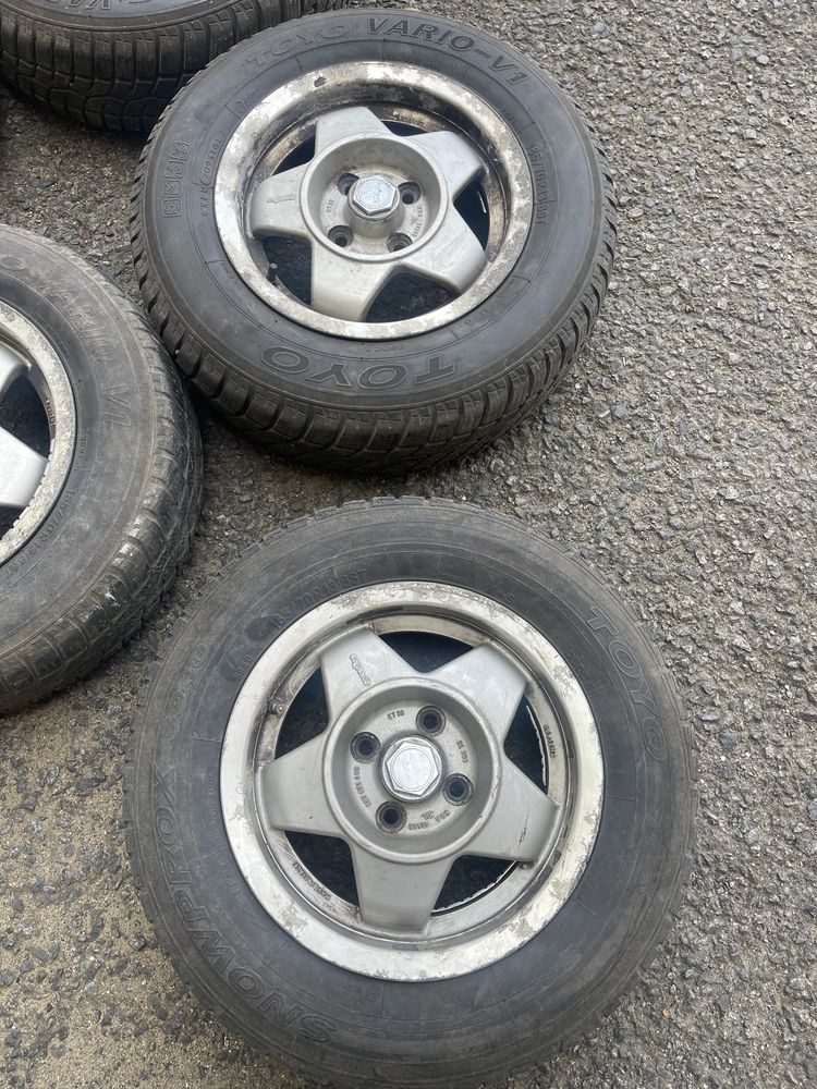 Vand 5 bucati anvelope+ janta 185/70 R13 m+s Tokyo