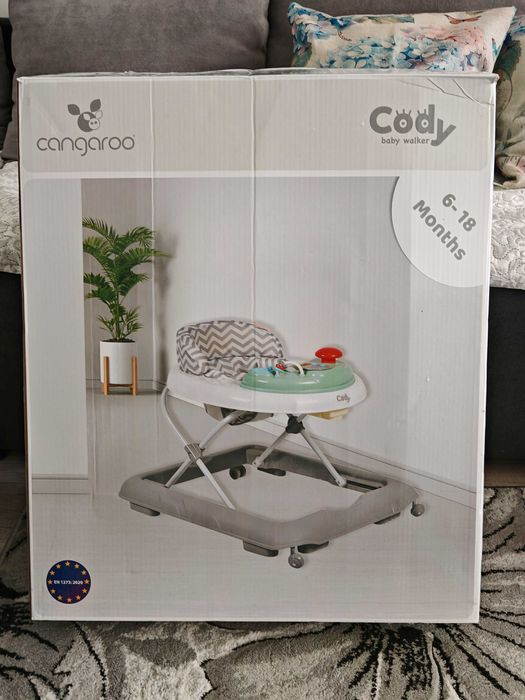 CANGAROO Детска проходилка CODY СИВА