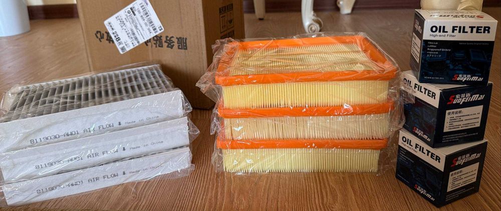 Deepal S7 S07 S03 салонный, воздушный, масленый фильтр