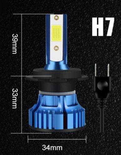 Becuri LED H7 Canbus 20000LM set 2buc