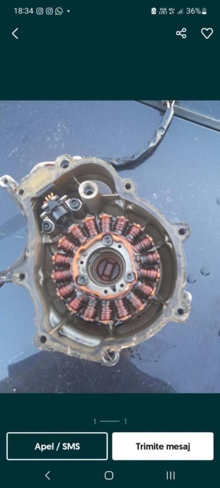 Vand stator yzf 125