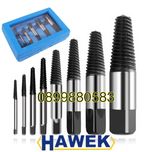 Комплект екстрактири за скъсани и повредени болтове 8ч Hawek