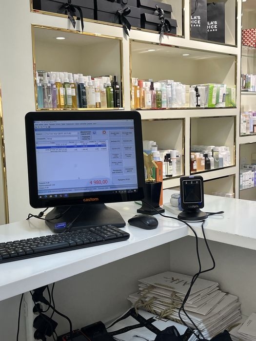 Автоматизация магазина. Электронные весы. Моноблок