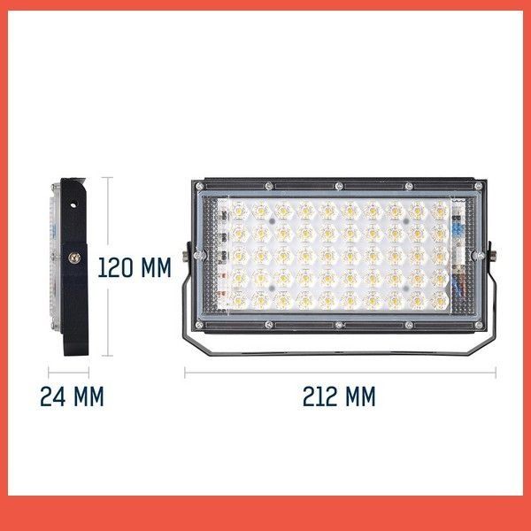 Lampa Proiector 50 Led SMD de 50W 12V 220V Auto Camping Pescuit NOU