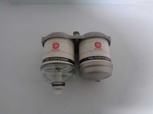 Baterie filtru motorina dubla 90 grade cu capac de sticla UTB U-650