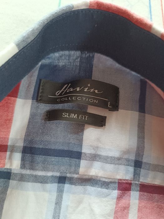 Cămașă cu mâneci scurte în carouri, bărbați