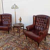 Уникални ретро кресла фотьойли Chesterfield внос от Холандия