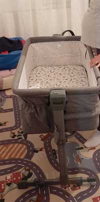 Vând pătuț co-sleeper Kinderkraft+baby nest