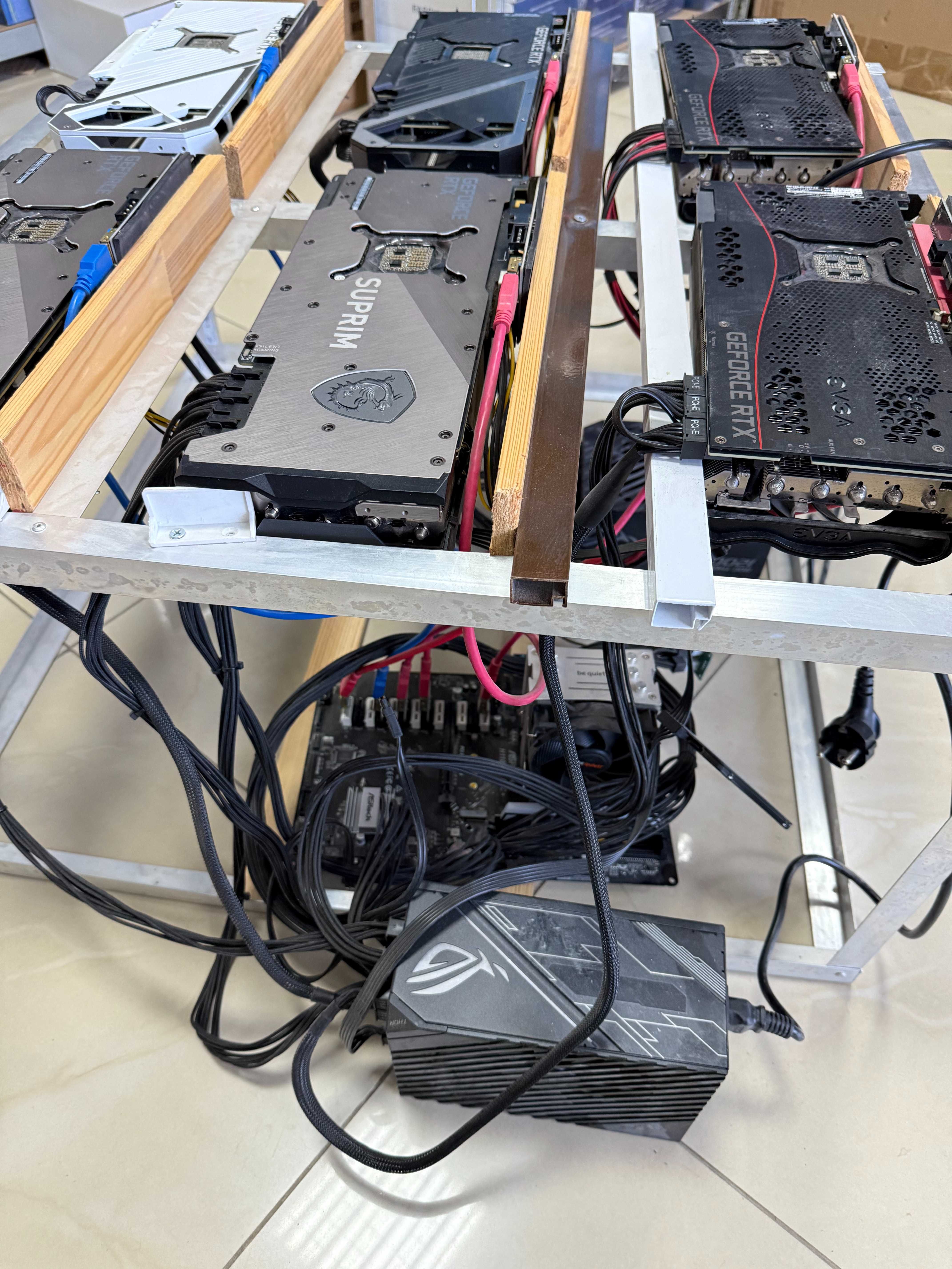 Майнинг риг: 6 x RTX3090