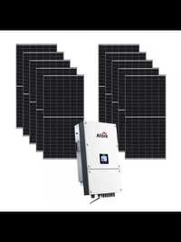 Готови Соларни Системи За Ток За Къща 30kW Трифазна Мрежова Фотоволт.