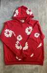 Hoodie Denim Tears rosu (nu balenciaga hellstar niketech amiri jordan)