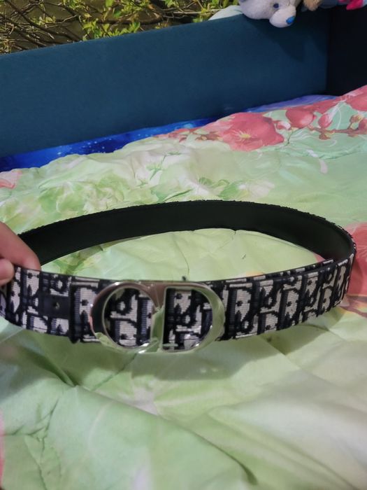 Curea Christian Dior cu catarama din argint 110 cm noua